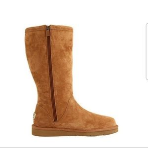 UGG Australia Kenly 1890 Chestnut Zip Boots